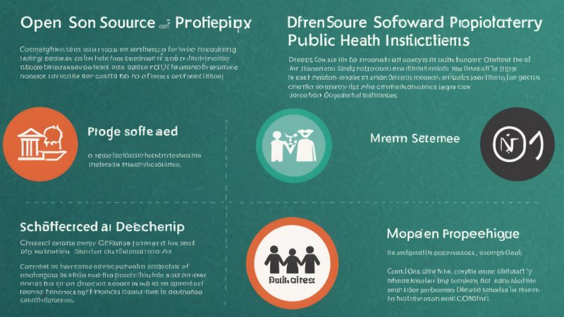 open source software, proprietary software, public health initiatives, software comparison, data privacy, community support, healthcare technology