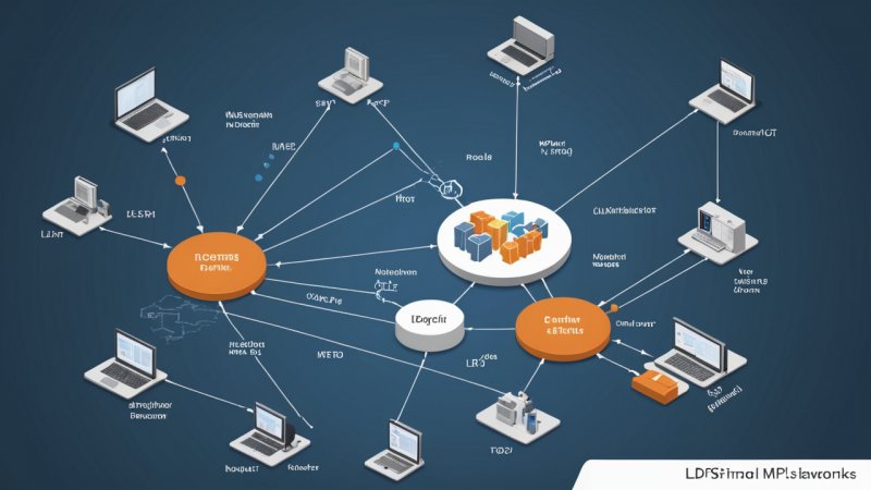 LDP, MPLS networks, label distribution, network protocols, data transmission, routing