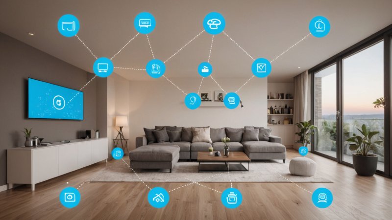 smart home technology, network protocols, IoT, device interoperability, security, energy management