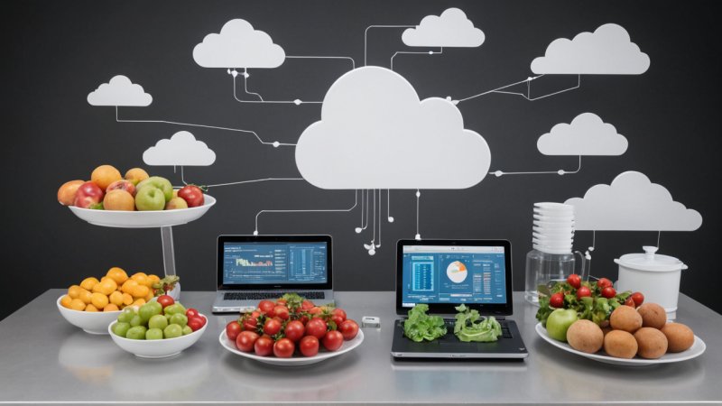 cloud computing, food safety, real-time monitoring, data analytics, compliance management, IoT, supply chain collaboration