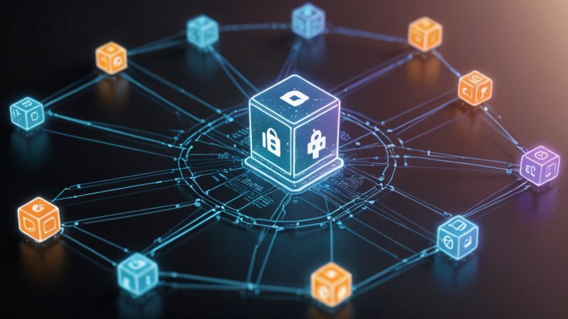 blockchain, IoT, connection, technology, security